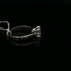 Princess Cut Diamond Solitaire Ring in Palladium