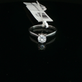 Classic Round Diamond Solitaire Ring in Platinum
