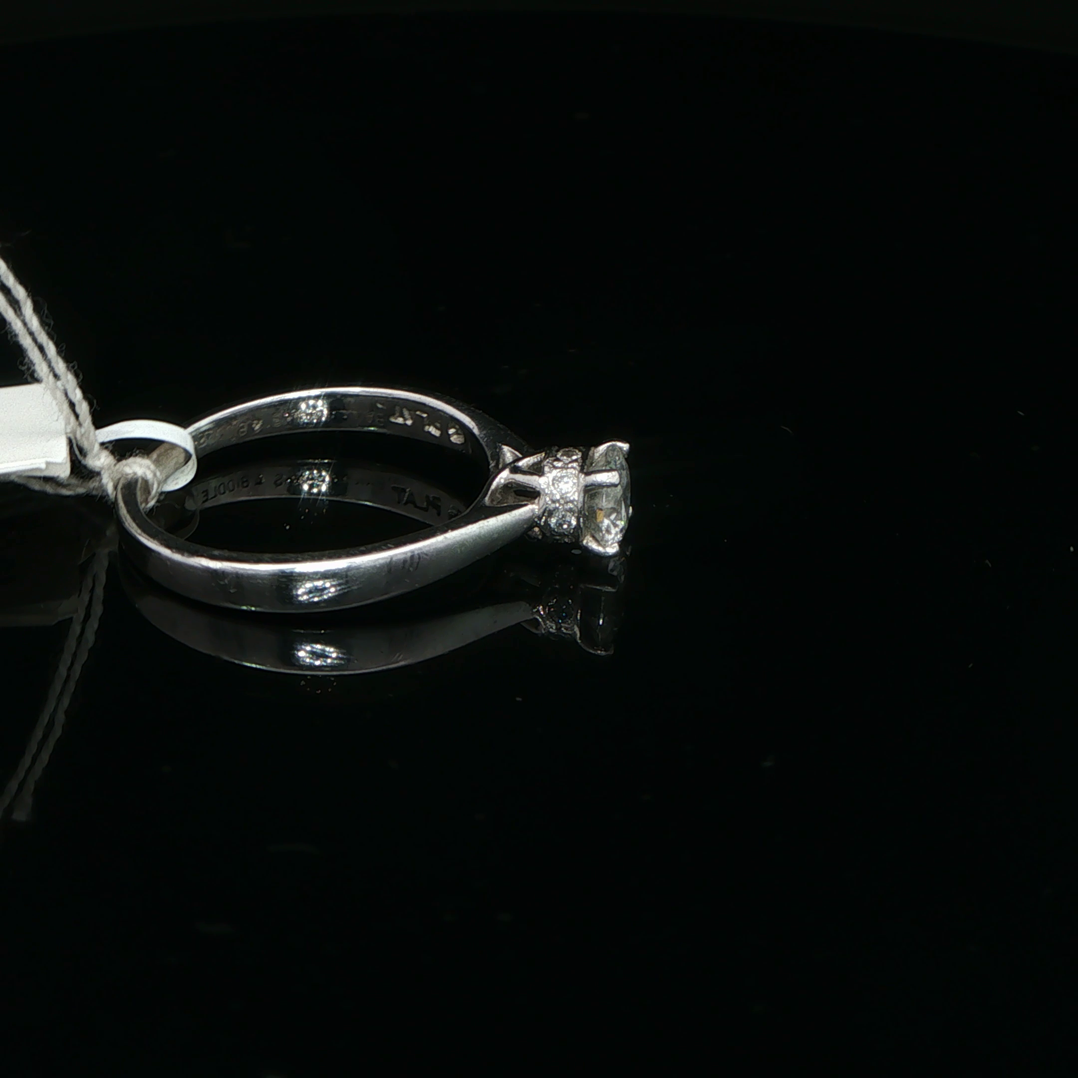 Classic Round Diamond Solitaire Ring in Platinum
