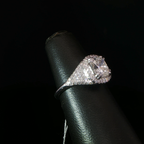 Cushion Halo Diamond Engagement Ring in White Gold