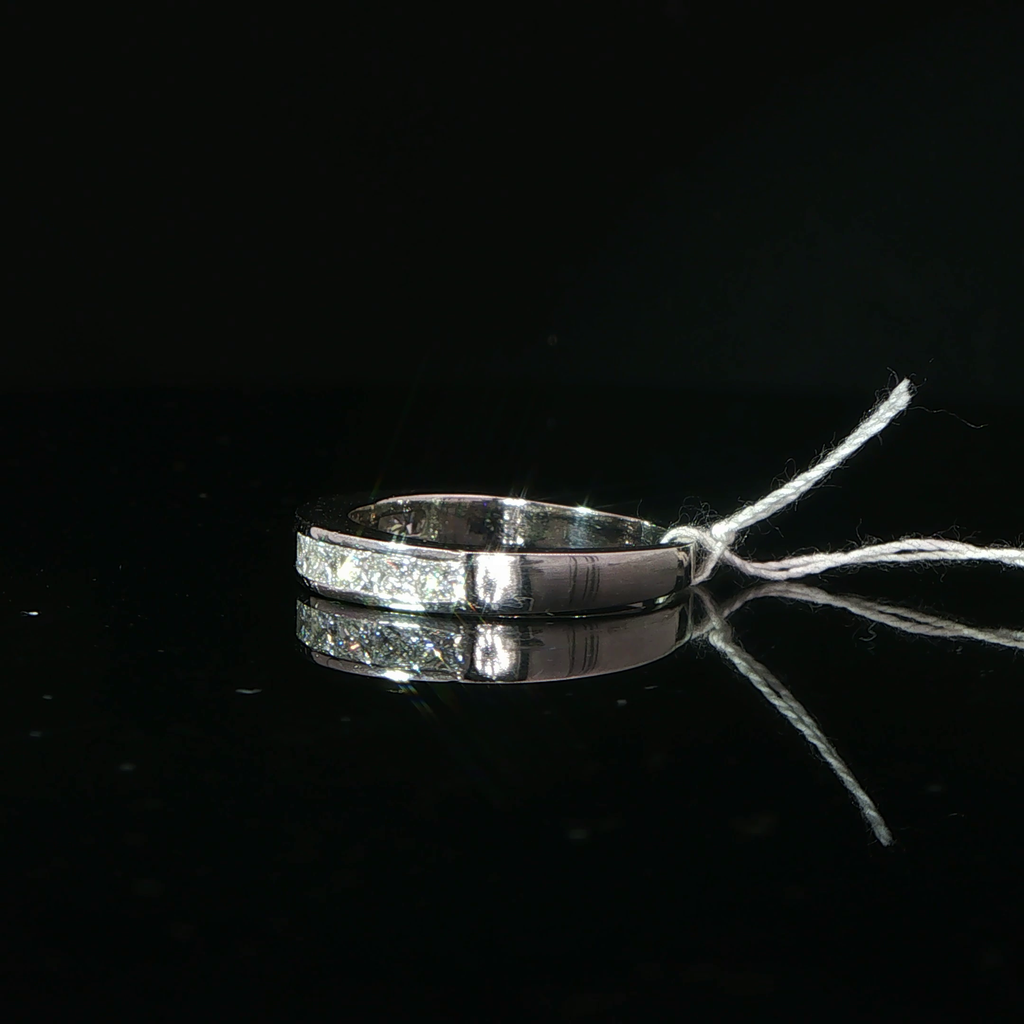 Platinum Diamond Channel-Set Eternity Ring