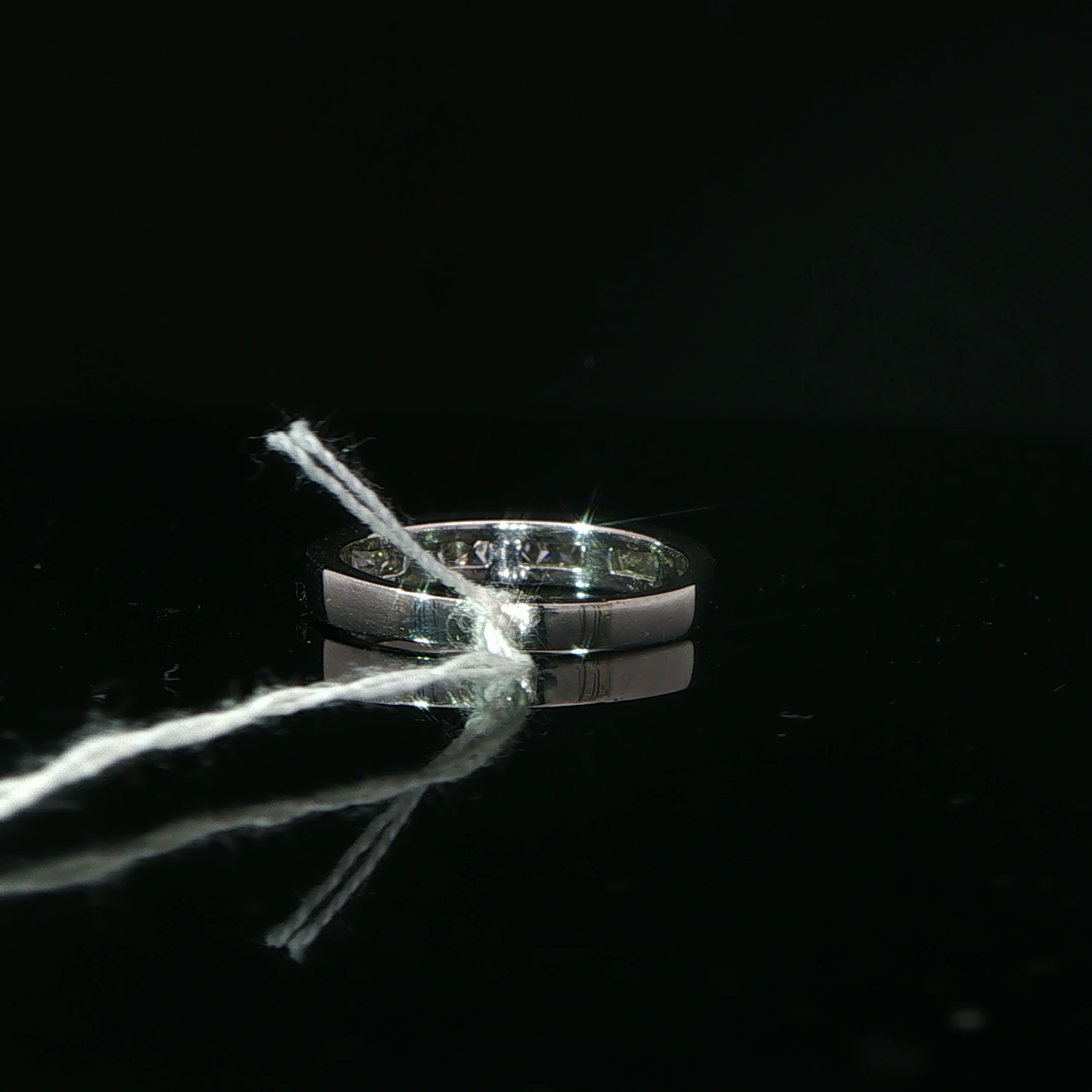 Platinum Diamond Channel-Set Eternity Ring