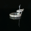 Platinum Channel-Set Diamond Eternity Ring