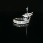 Platinum Channel-Set Diamond Eternity Ring