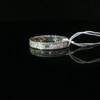 Alternating Round and Baguette Diamond Eternity Ring in Platinum