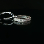 Alternating Round and Baguette Diamond Eternity Ring in Platinum