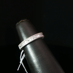 Alternating Round and Baguette Diamond Eternity Ring in Platinum