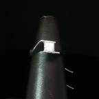 Princess Cut Diamond Bypass Solitaire Ring in White Gold