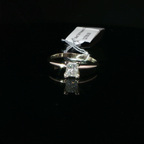 Princess Cut Diamond Solitaire Ring in White Gold