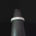 Alternating Round and Baguette Diamond Eternity Ring in Platinum